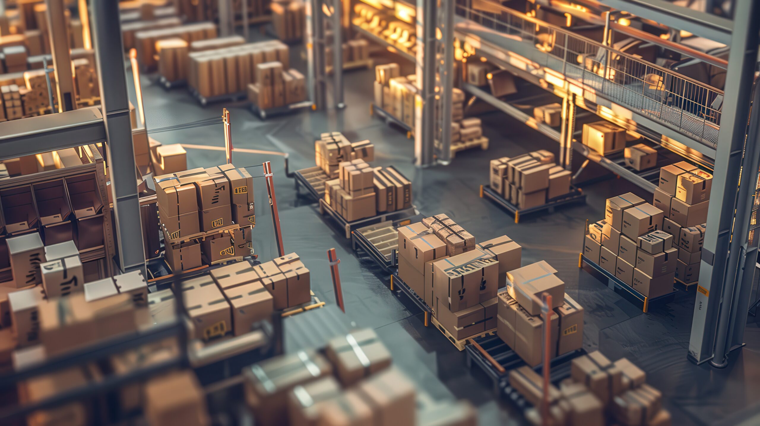 Absolute accuracy of pick-ups and drop-offs within the facility